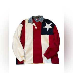 Vintage 90’s Tommy Hilfiger American Flag Pullover